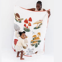 Load image into Gallery viewer, LARGE MUSHROOM THROW BLANKET