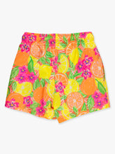 Load image into Gallery viewer, NEON SQUEEZE THE DAY HYBRID SWIM TRUNKS