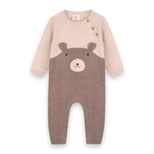 Load image into Gallery viewer, BEAR EMBROIDERED KNIT JUMPSUIT
