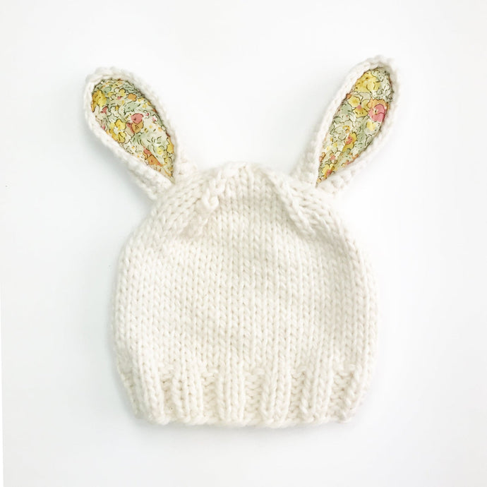 BUNNY HAND KNIT HAT - liberty