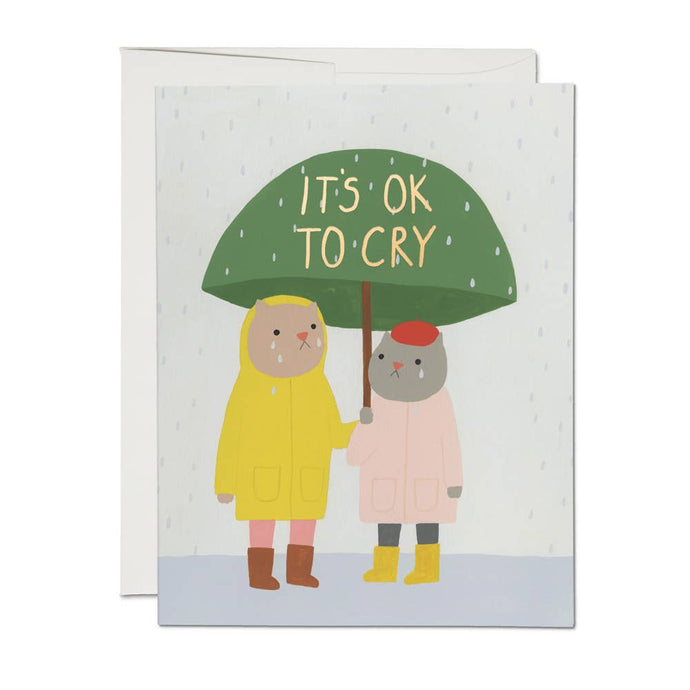 CARD - its ok to cry