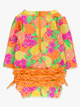 Load image into Gallery viewer, NEON SQUEEZE THE DAY SWIMSUIT