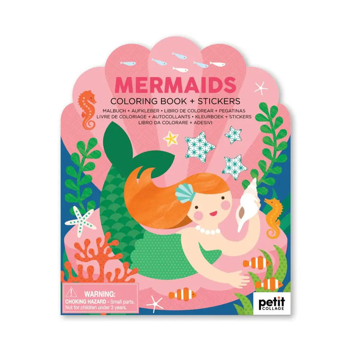 MERMAID STICKER COLORING BOOK