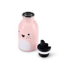 Load image into Gallery viewer, STAINLESS STEEL WATER BOTTLE - Ricecarrot Rabbit - Pink