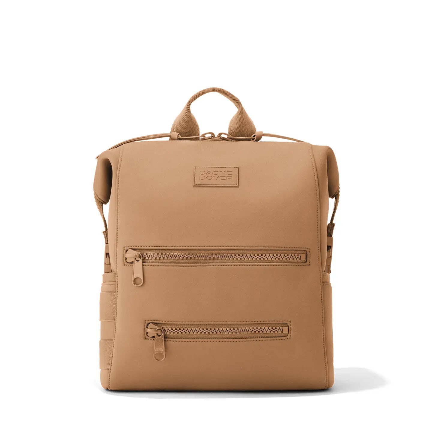 Dagne Dover Backpack in Camel color, Medium size. DAGNE DOVER INDI DIAPER BAG - medium camel – Three Littles main image 4