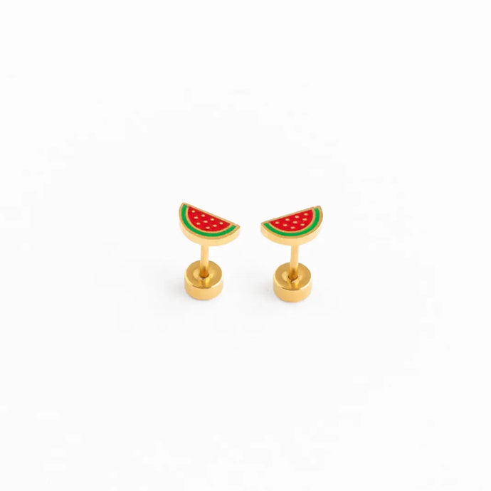 PIP POP EARRINGS - Watermelon