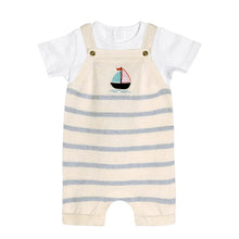 Load image into Gallery viewer, SAILBOAT STRIPE SHORTALL SET