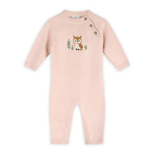 Load image into Gallery viewer, ORGANIC OWL KNIT JUMPSUIT