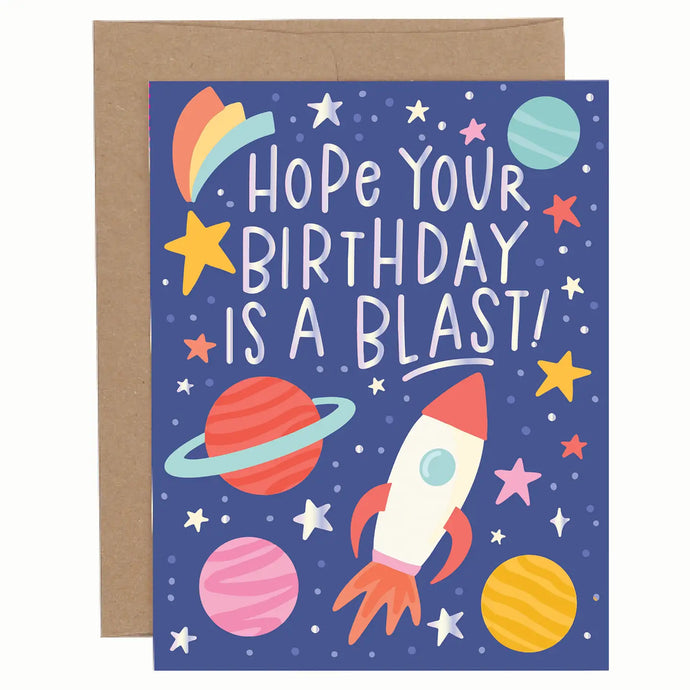 CARD - hope your birthday is a blast