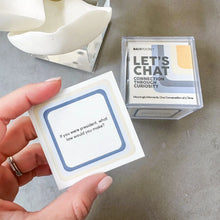 Load image into Gallery viewer, LET&#39;S CHAT: CONVERSATION PROMPT CARDS FOR KIDS