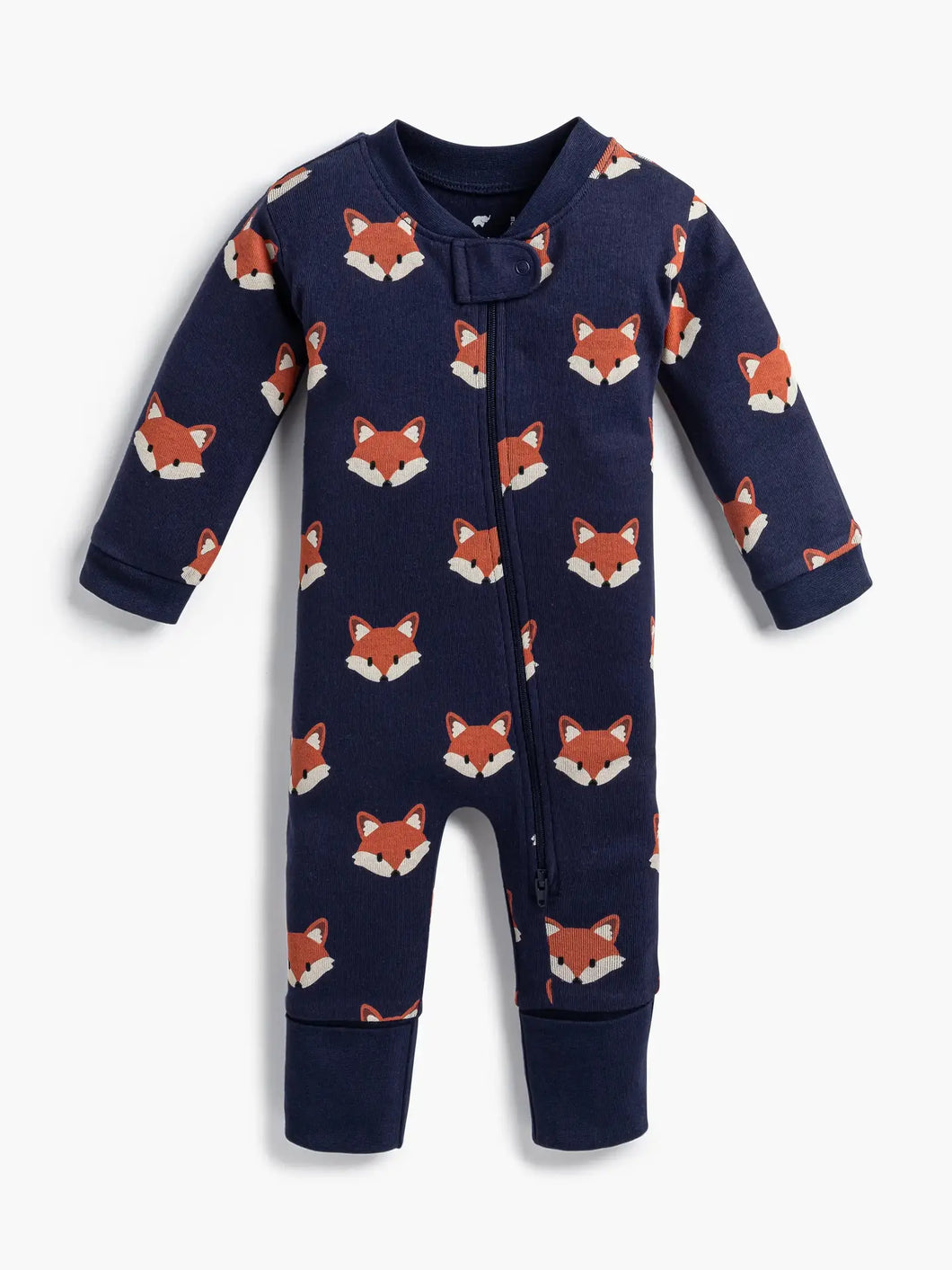 MONICA + ANDY- fox pajama onesie