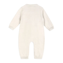 Load image into Gallery viewer, EVIE BOW POINTELLE ORGANIC KNIT JUMPSUIT
