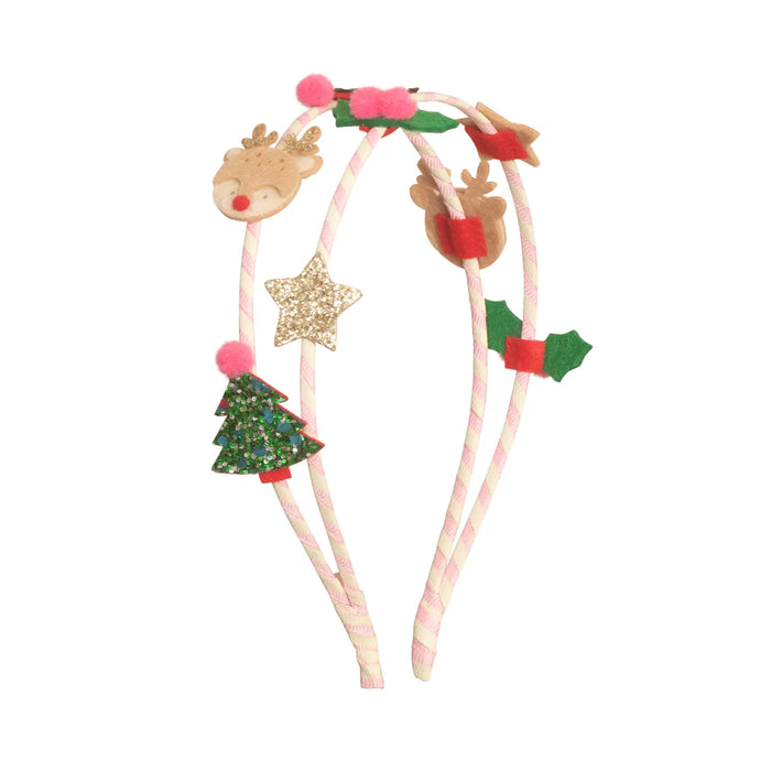 FESTIVE DOUBLE HEADBAND