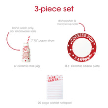 Load image into Gallery viewer, SANTA'S MILK AND COOKIES SET