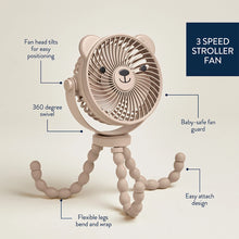 Load image into Gallery viewer, ITZY BREEZE 3-SPEED STROLLER FAN