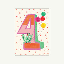 Load image into Gallery viewer, NUMBERED BIRTHDAY CARD- multiple