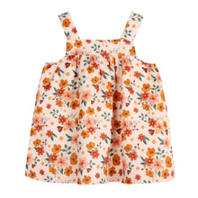 Load image into Gallery viewer, ORGANIC FLORAL DRESS + BLOOMER