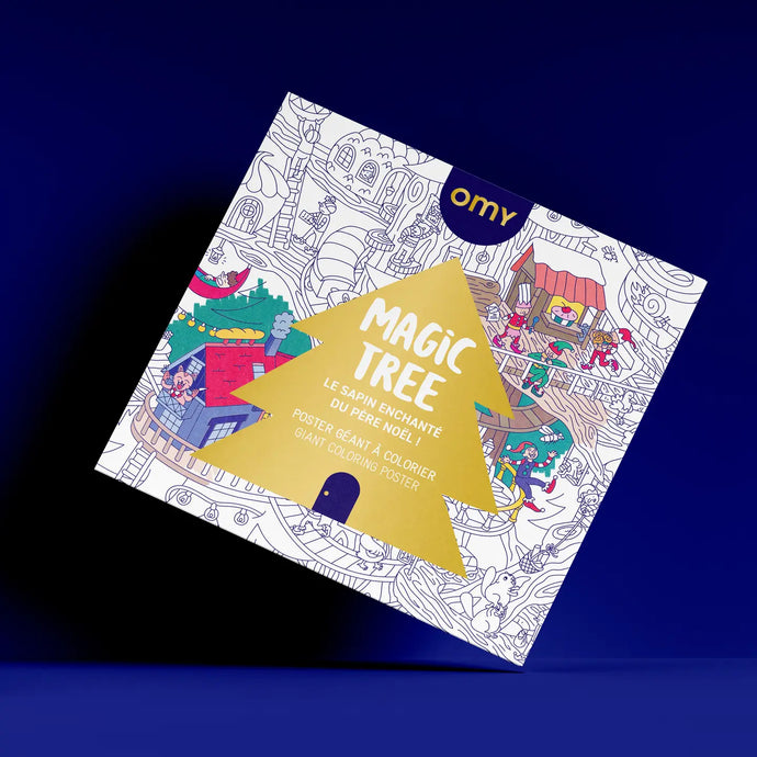 GIANT COLORING POSTER - Magic Christmas Tree