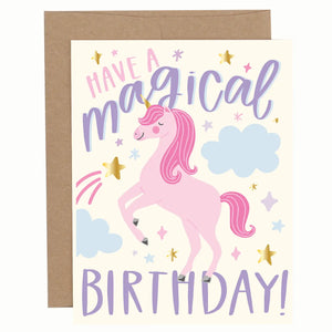 Have a magical birthday (unicorn) - CARD