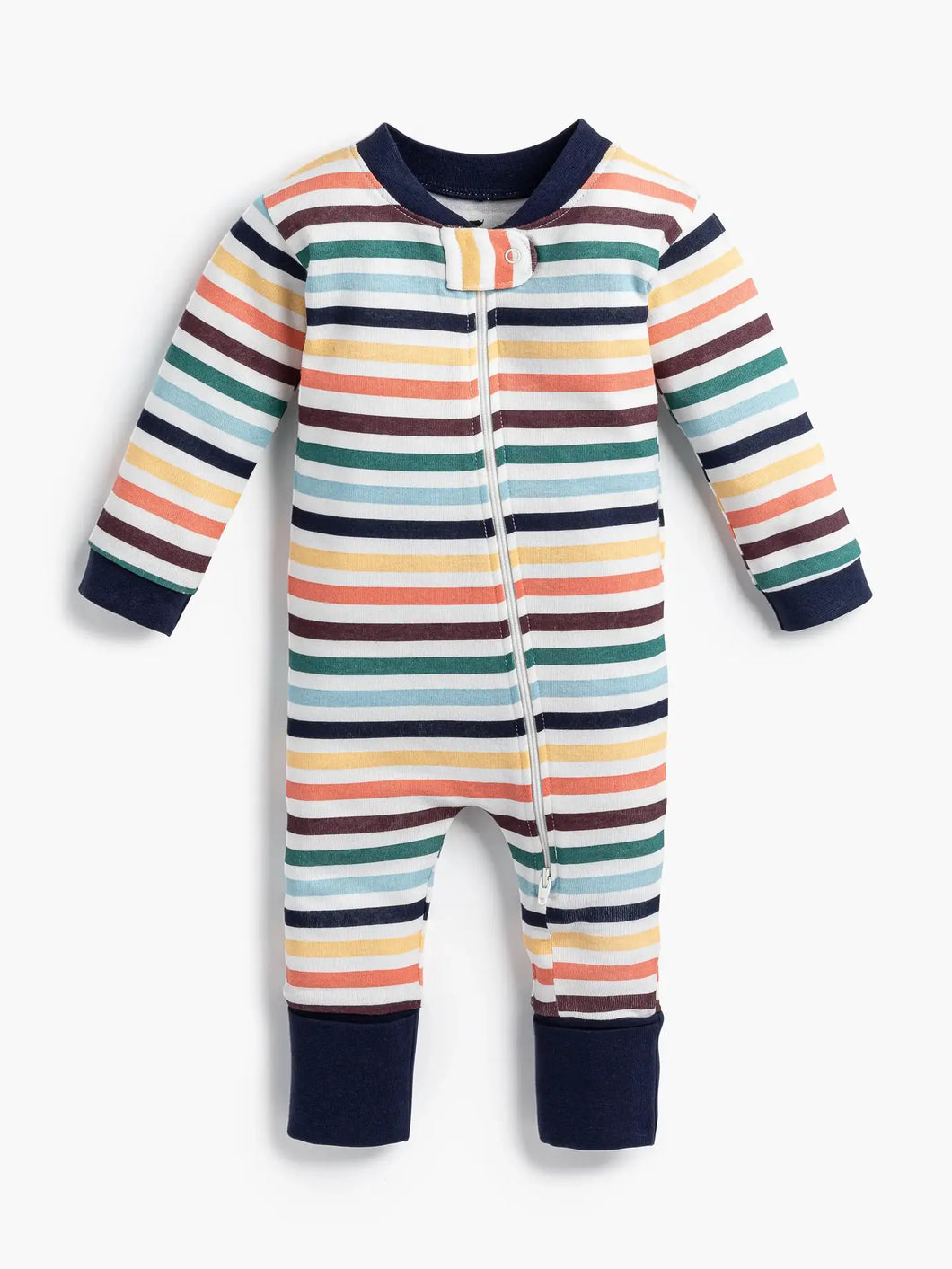 MONICA + ANDY- fall stripe pajamas