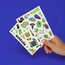 Load image into Gallery viewer, TEMPORARY TATTOOS - spooky glow in the dark