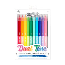 Load image into Gallery viewer, DUAL TONE DOUBLE ENDED BRUSH MARKERS