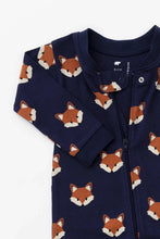 Load image into Gallery viewer, MONICA + ANDY- fox pajama onesie