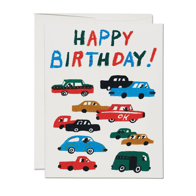 CARD - birthday traffic