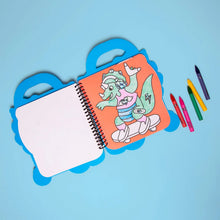 Load image into Gallery viewer, SUPER COLORING &amp; STICKER BOOK - Dino