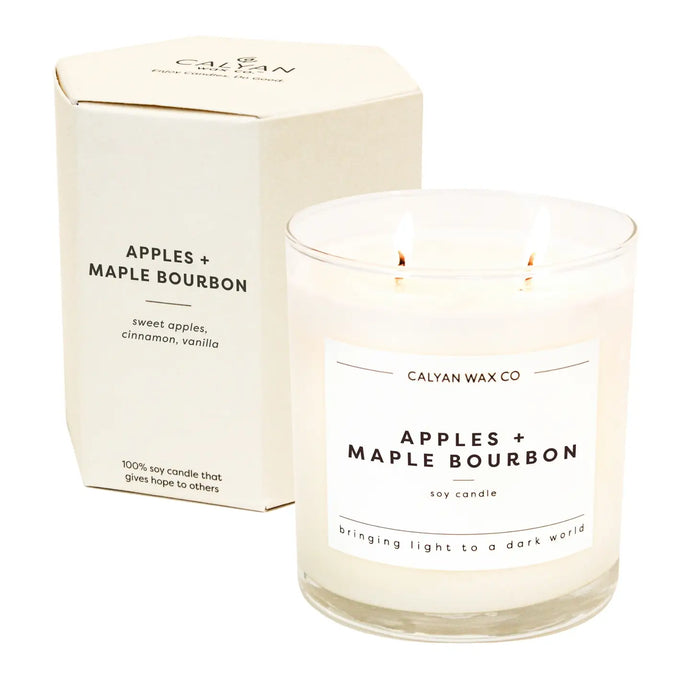 APPLES + MAPLE BOURBON CANDLE