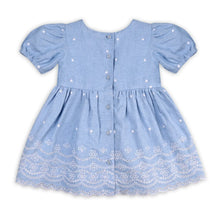 Load image into Gallery viewer, ISLA CHAMBRAY ORGANIC DRESS &amp; BLOOMER