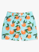 Load image into Gallery viewer, ORANGE YOU THE CUTEST SWIM TRUNKS- blue