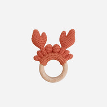 Load image into Gallery viewer, CROCHETED CRAB TEETHER