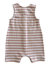 Load image into Gallery viewer, ORGANIC RIBBED BAY SHORTIE - Tan Stripe