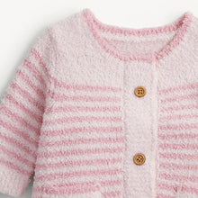 Load image into Gallery viewer, CHENILLE PINK SWEATER ROMPER