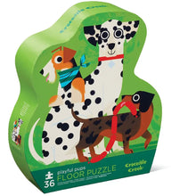 Load image into Gallery viewer, PLAYFUL PUPS - 36 PIECE FLOOR PUZZLE
