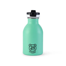 Load image into Gallery viewer, STAINLESS STEEL WATER BOTTLE - Ricedino Dinosaur - Green