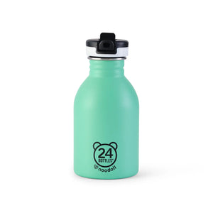 STAINLESS STEEL WATER BOTTLE - Ricedino Dinosaur - Green