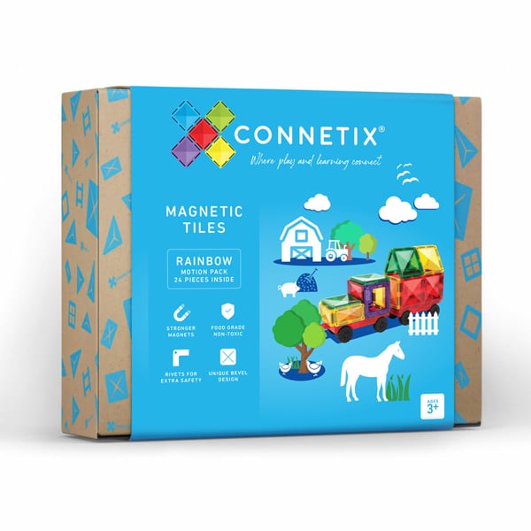CONNETIX RAINBOW MOTION PACK 24 PIECE