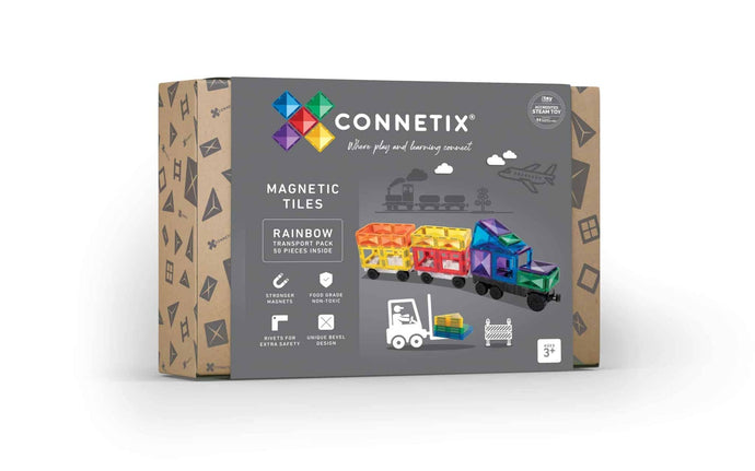 CONNETIX RAINBOW TRANSPORT PACK 50 PIECE
