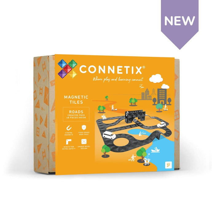 CONNETIX PASTEL CREATIVE ROADS PACK 48 PIECE
