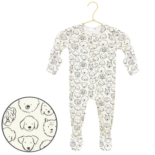 ZIPPER FOOTIES- Dane