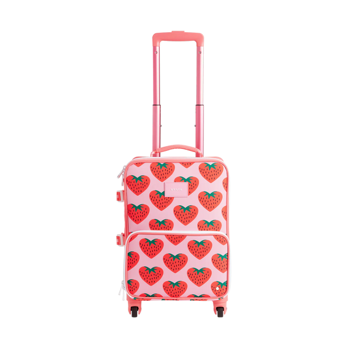 MINI LOGAN CARRY ON SUITCASE - strawberries