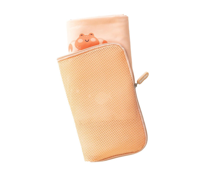 CHILDRENS BEACH TOWEL - coral crab