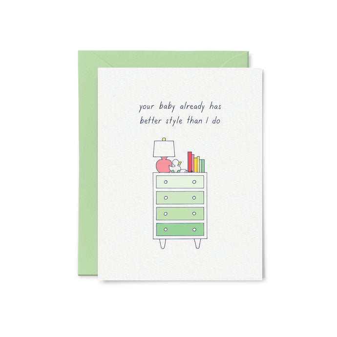 CARD-stylish baby