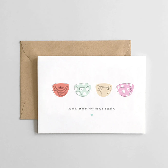 CARD - Alexa, change the baby's diaper