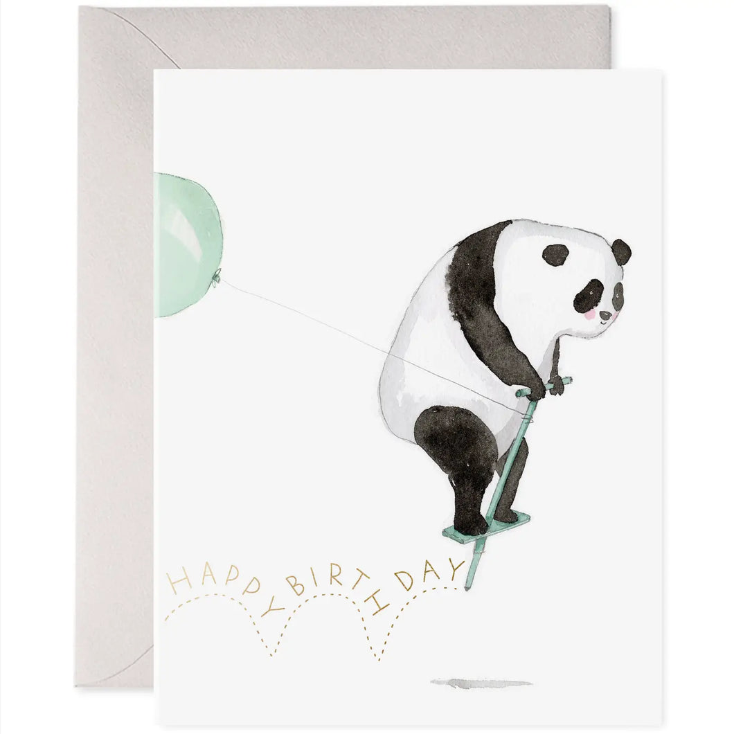 CARD - pogo panda birthday