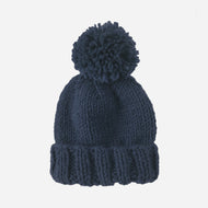 POM POM BEANIE - navy