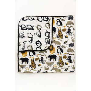 REVERSIBLE QUILT - zoology