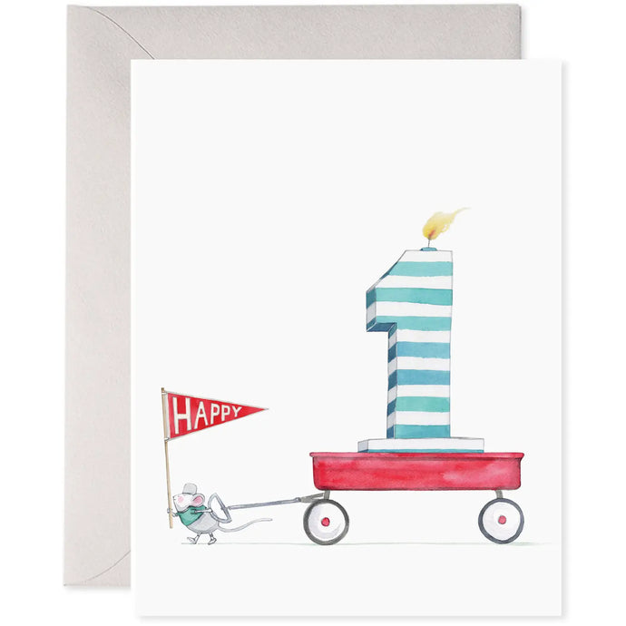 CARD - first birthday